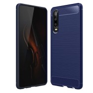 Силиконов калъф Flexible Carbon за Huawei P30 Син