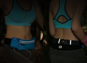 Чанта Ugreen Ultimate reflective stripe Running Belt with headphone outlet (20818 LP112), Черен