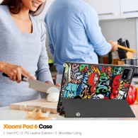 Калъф fixGuard Active SmartCover за Xiaomi Pad 6 / 6 Pro, Graffiti