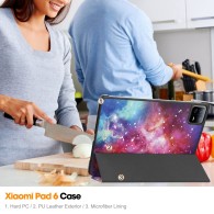 Калъф fixGuard Active SmartCover за Xiaomi Pad 6 / 6 Pro, Milky Way
