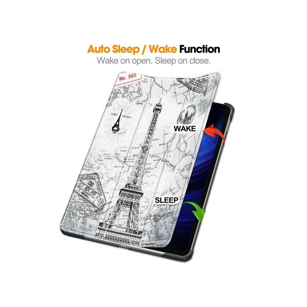 Калъф fixGuard Active SmartCover за Xiaomi Pad 6 / 6 Pro, Retro Eiffel Tower