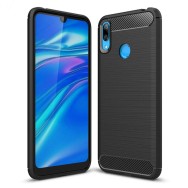 Силиконов калъф Flexible Carbon за Huawei Y7 2019 / Y7 Prime 2019 Черен
