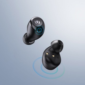 Безжични слушалки Ugreen True Wireless Earphones TWS HiTune Bluetooth 5.0 Stereo Earbuds (WS100 80606), Черен