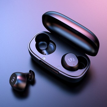 Безжични слушалки Ugreen True Wireless Earphones TWS Bluetooth 5.0 Stereo Earbuds (WS102 80636), Черен
