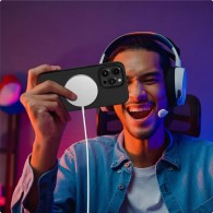 Калъф TECH-PROTECT Silicone Magsafe за iPhone 15 Pro, Navy