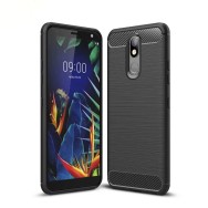 Силиконов калъф Flexible Carbon за LG K40 X420 Черен