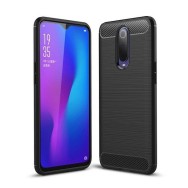 Силиконов калъф Flexible Carbon за Xiaomi Mi 9T Pro / Mi 9T Черен