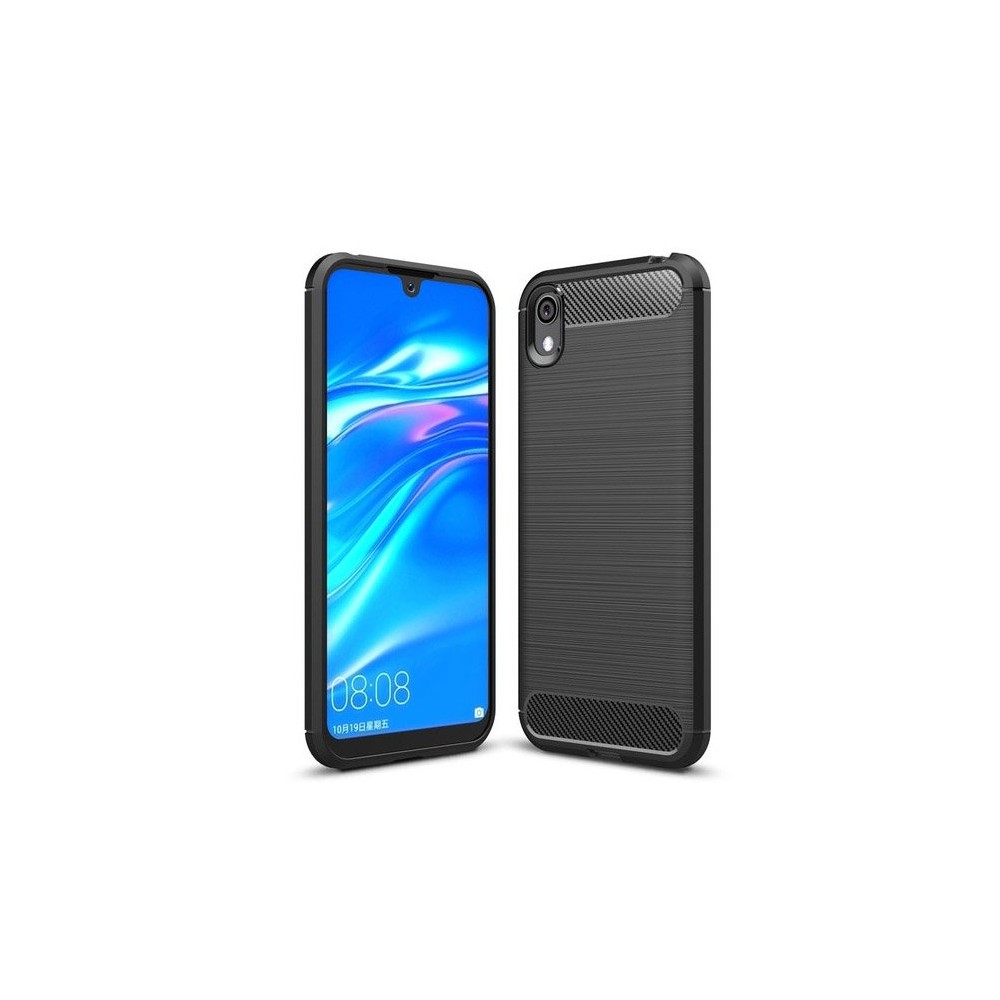 Силиконов калъф Flexible Carbon за Huawei Y5 2019 / Honor 8S Черен