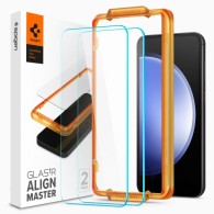 Стъклен протектор Spigen Alm Glas.TR, 2-Pack за Samsung Galaxy S23 FE, Clear