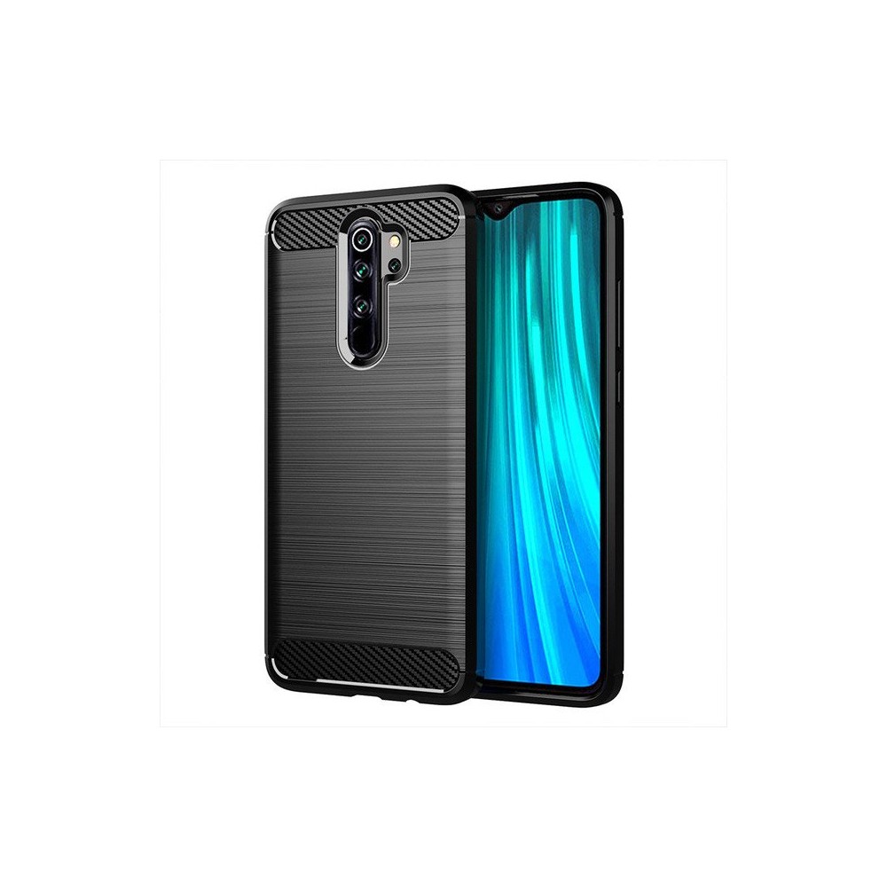 Силиконов калъф Flexible Carbon за Xiaomi Redmi Note 8 Pro Черен