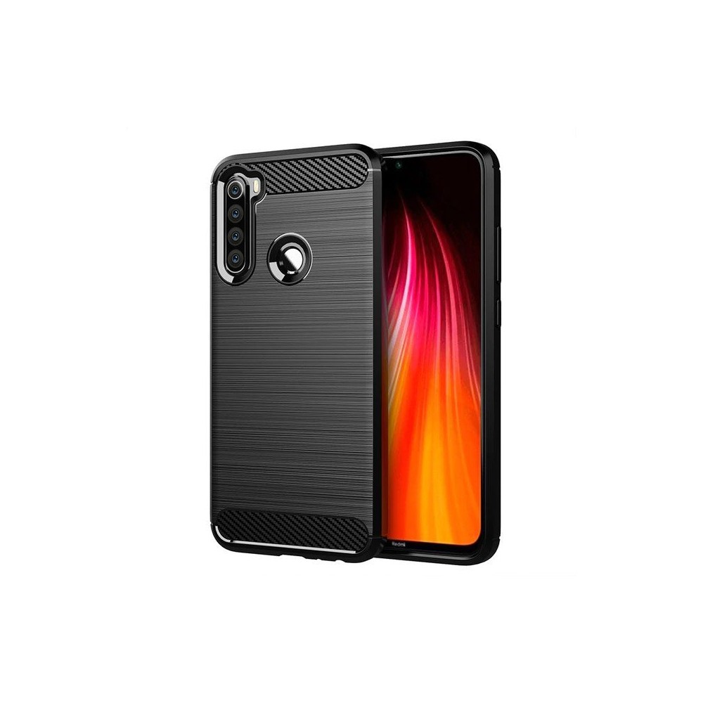 Силиконов калъф Flexible Carbon за Xiaomi Redmi Note 8 Черен