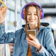 Безжични Слушалки, Haylou S35 ANC, Headphones Bluetooth, Violet