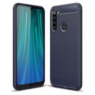 Силиконов калъф Flexible Carbon за Xiaomi Redmi Note 8, Син