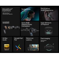 Безжични слушалки Слушалки Bluetooth OnePlus Buds Pro 2, Green