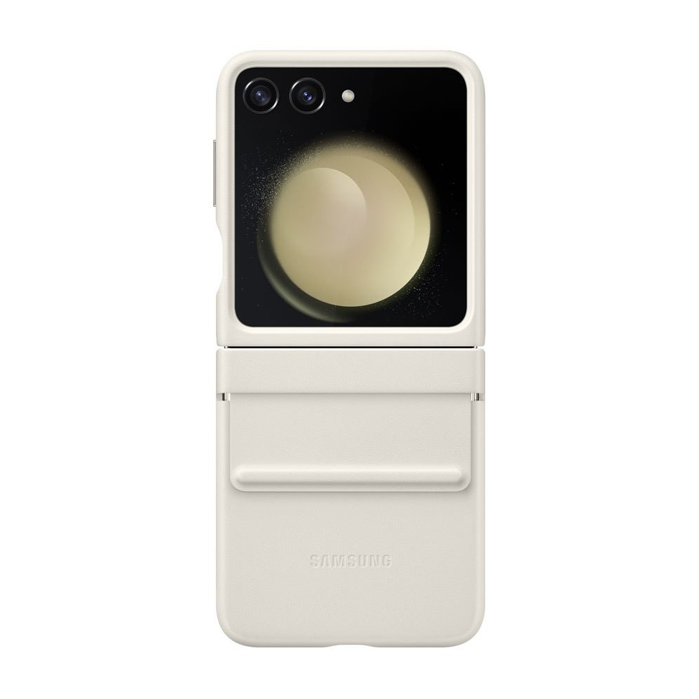 Калъф Samsung Flap ECO-Leather Case за Samsung Galaxy Z Flip 5, Cream