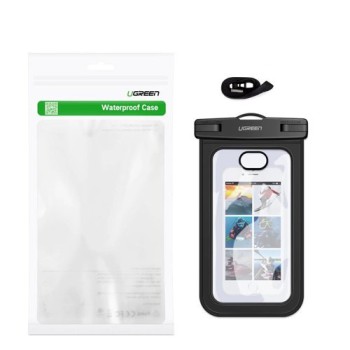 Калъф Ugreen Waterproof phone Case IPX8 6,0'' (50919 LP186), Черен