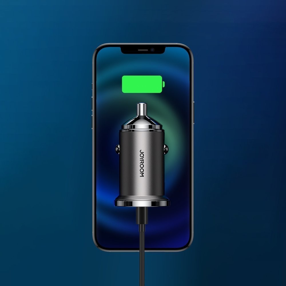 Joyroom Dual USB-A & USB-C Fast Car Charger 45W - зарядно за кола с USB-A и USB-C изход