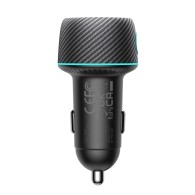 Joyroom Dual USB-A & USB-C Fast Car Charger 60W With Light Button - зарядно за кола с USB-A и USB-C изход