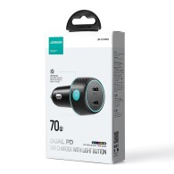Joyroom Dual USB-C Fast Car Charger 70W PD - зарядно за кола с 2xUSB-C изход