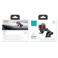 Joyroom Car Phone Holder Telescopic Arm - универсална разтягаща се поставка за таблото, ширина от 60 до 87 мм (черен)