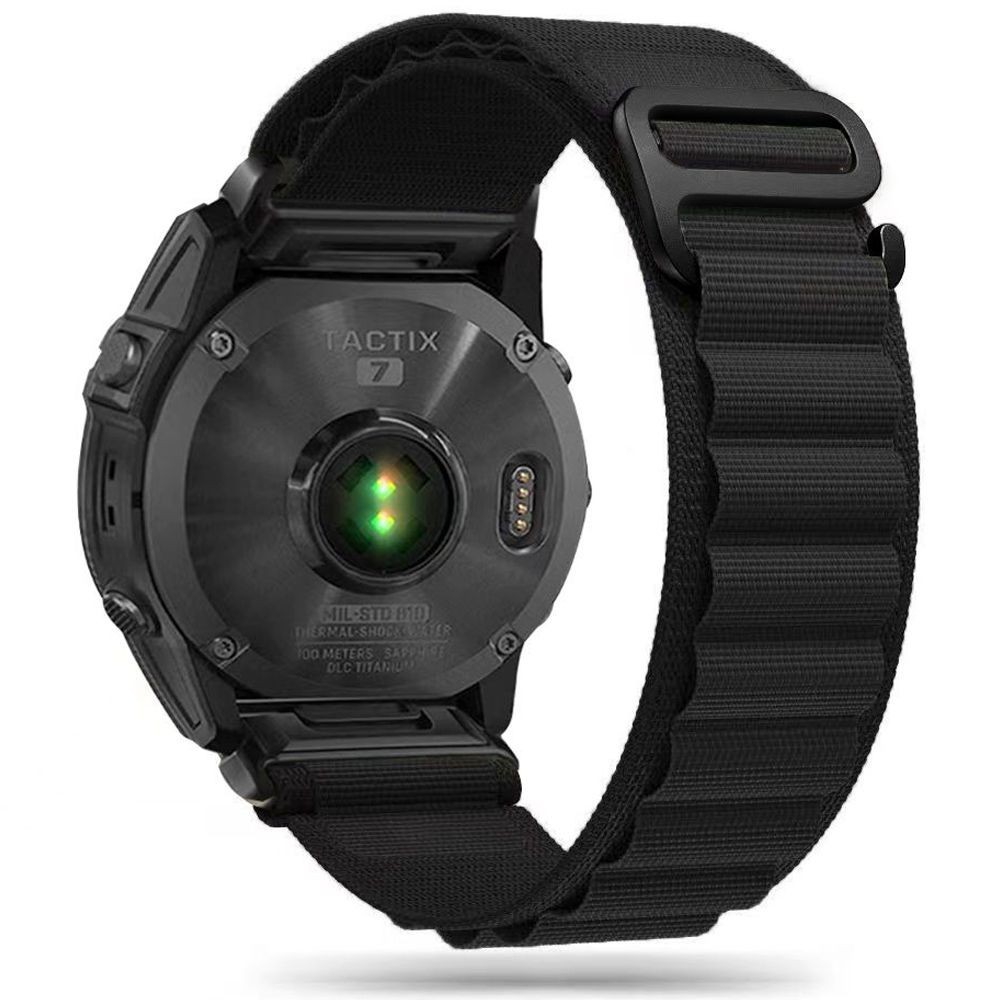 Каишка TECH-PROTECT Naylon Pro за Garmin Fenix 3/5x / 3 HR/5X Plus/6X/6X Pro/7X, Black