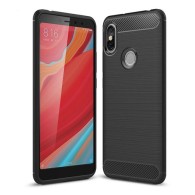 Силиконов калъф Flexible Carbon за Xiaomi Redmi S2, Черен