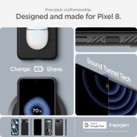 Калъф Spigen Liquid Air за Google Pixel 8, Matte Black