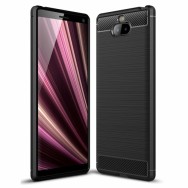 Силиконов калъф Flexible Carbon за Sony Xperia XA 3 Ultra , 10 Plus , Черен