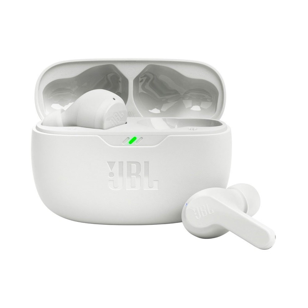 Слушалки in-ear JBL Wave Beam, True Wireless, Bluetooth, Deep Bass, Бял