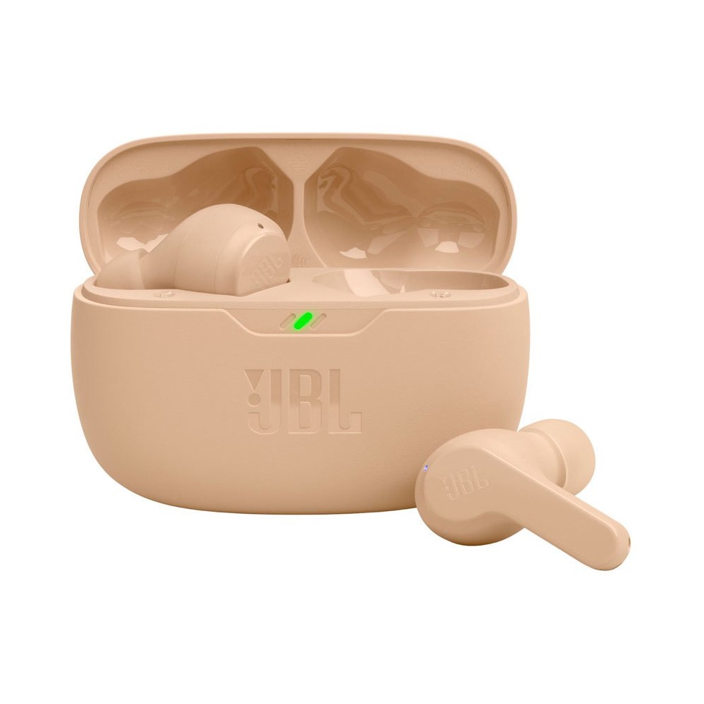 Слушалки in-ear JBL Wave Beam, True Wireless, Bluetooth, Deep Bass, Beige