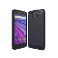 Силиконов калъф Flexible Carbon за Lenovo MOTO C PLUS Черен