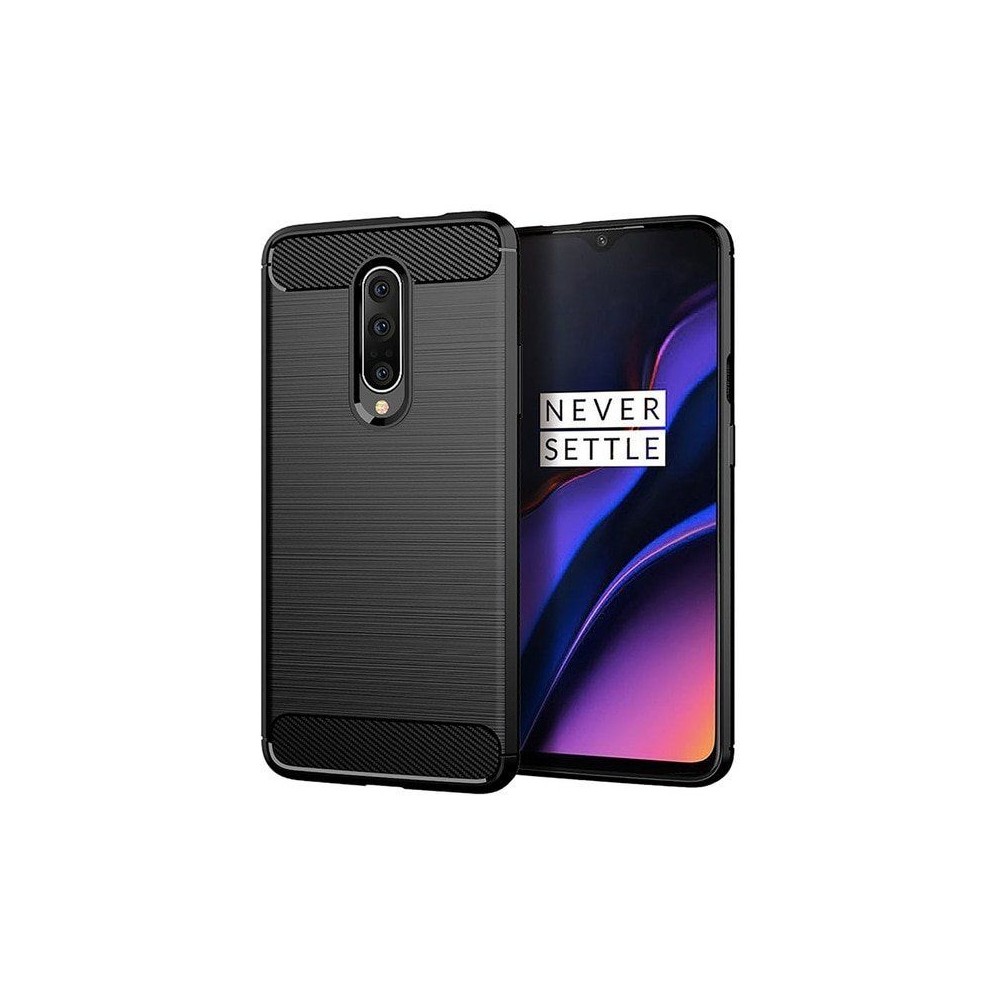 Силиконов калъф Flexible Carbon за OnePlus 7 PRO , Черен