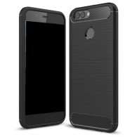 Силиконов калъф Flexible Carbon за Huawei Nova 2 Plus , Черен