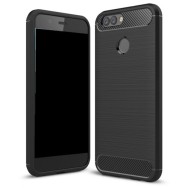 Силиконов калъф Flexible Carbon за Huawei Nova 2 Plus , Черен