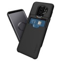 Spigen Slim Armor Cs хибриден кейс с най-висока степен на защита за Samsung Galaxy S9+ Plus, Black