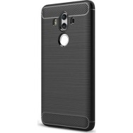 Силиконов калъф Flexible Carbon за Huawei Mate 10 Pro , Черен