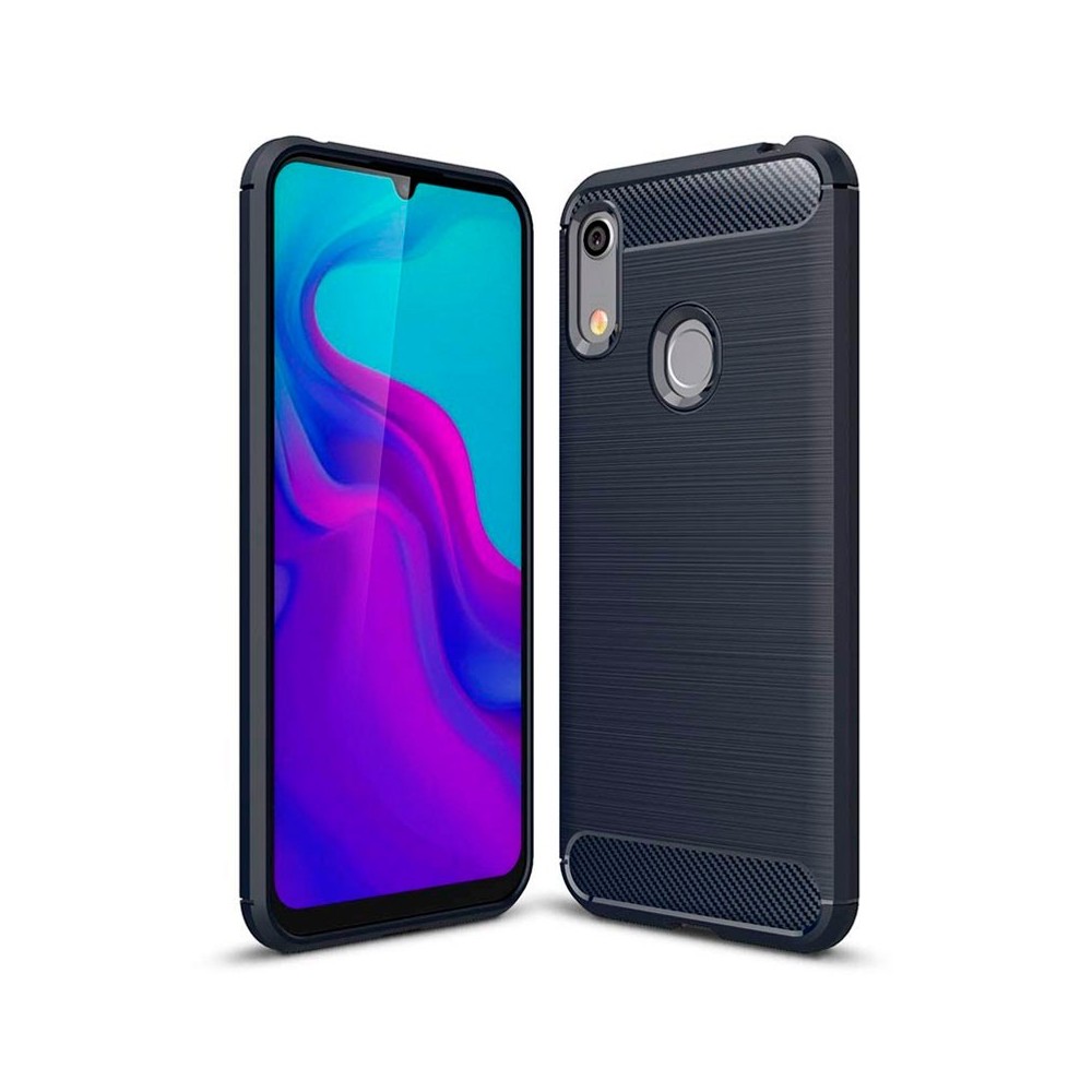 Силиконов калъф Flexible Carbon за Huawei Honor 8a , Черен