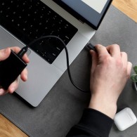 Кабел Forcell C338, Type C към Type C, QC4.0, PD60W, 2m, Черен