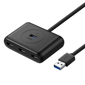 Хъб Ugreen USB 3.2 Gen 1, HUB 4x USB (20290), Черен