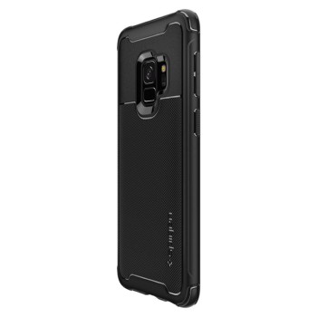 Spigen Rugged Armor Urban удароустойчив силиконов (TPU) калъф за Samsung Galaxy S9, Black