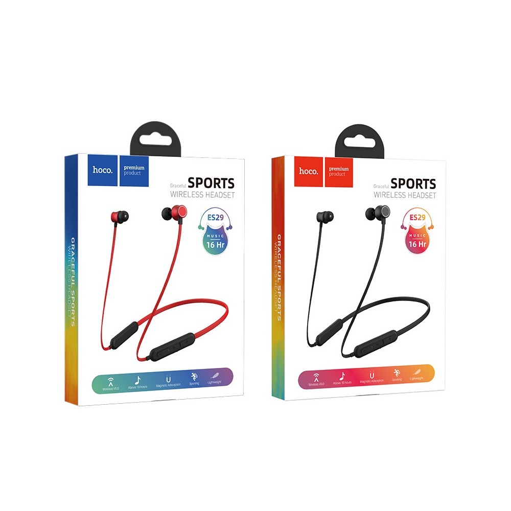 Безжична Спортна слушалка Hoco ES29, Червен