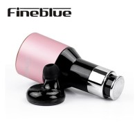 Зарядно за кола + Bluetooth Слушалки Fineblue F-458, Златист