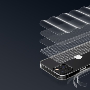 Калъф Ugreen Protective Fusion Case hard case with TPU frame за iPhone 13 Pro (90201), Черен