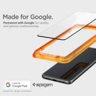 Стъклен протектор Spigen ALM Glass FC за Google Pixel 8, Black