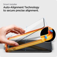 Стъклен протектор Spigen ALM Glass FC за Google Pixel 8, Black