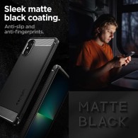 Калъф Spigen Rugged Armor За Sony Xperia 5 V, Matte Black