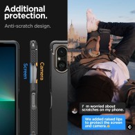 Калъф Spigen Rugged Armor За Sony Xperia 5 V, Matte Black