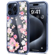Калъф Spigen Ultra Hybrid за iPhone 15 Pro, Blossom