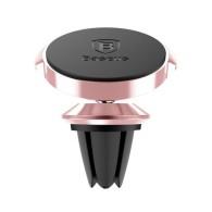 Стойка/поставка за кола Baseus Small Ears Series Air Vent за мобилен телефон, Розов