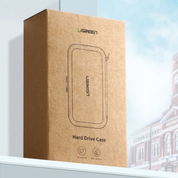 Калъф Ugreen HDD case box 16.5 x 9.5 x 4.5 cm (40707), Черен